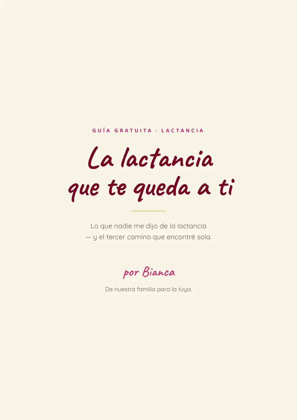 Portada de la guía.